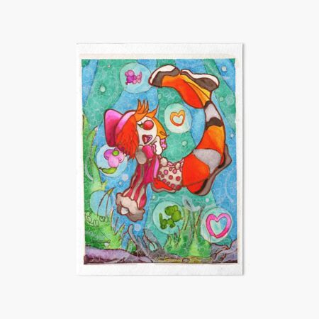 Under The Sea Art Board Print