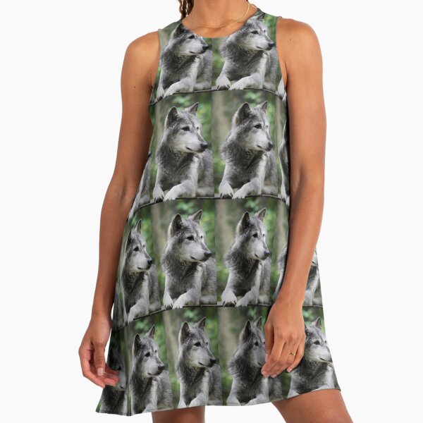 Grey Wolf Dresses for Sale | Redbubble