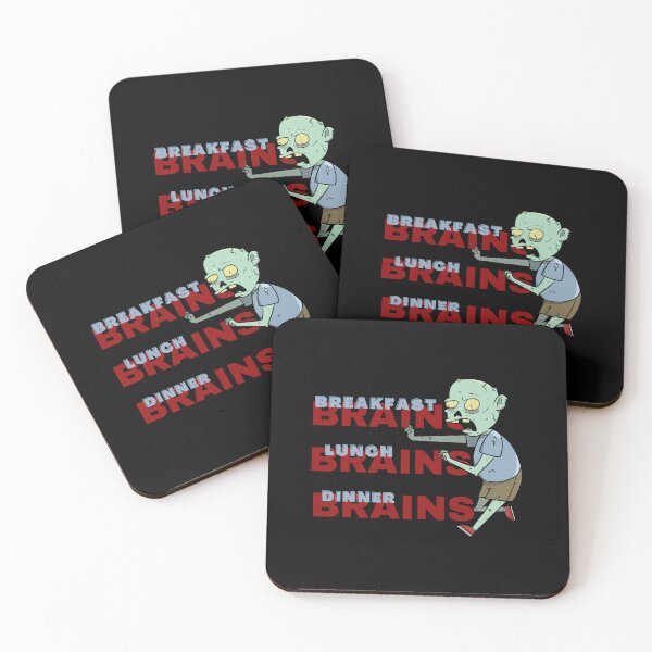 Item preview, Zombie Love Eat Brains in breakfast, lunch and dinner - zombie love brains designed and sold by Magic Touch  ⭐⭐⭐⭐⭐.