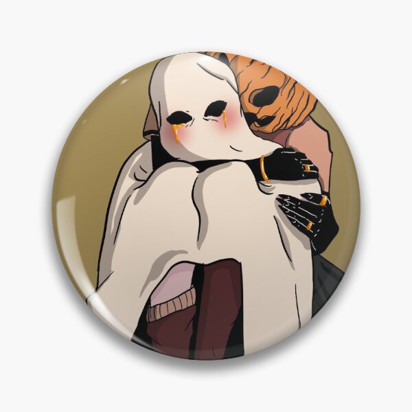 Item preview, Spooky Ghost and Pumpkin Head lovers designed and sold by CrowsCrawlSpace.