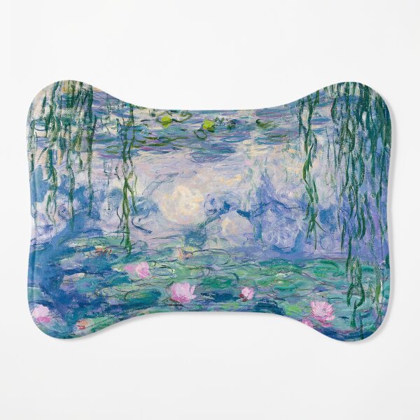Water Lilies Claude Monet Fine Art Dog Mat