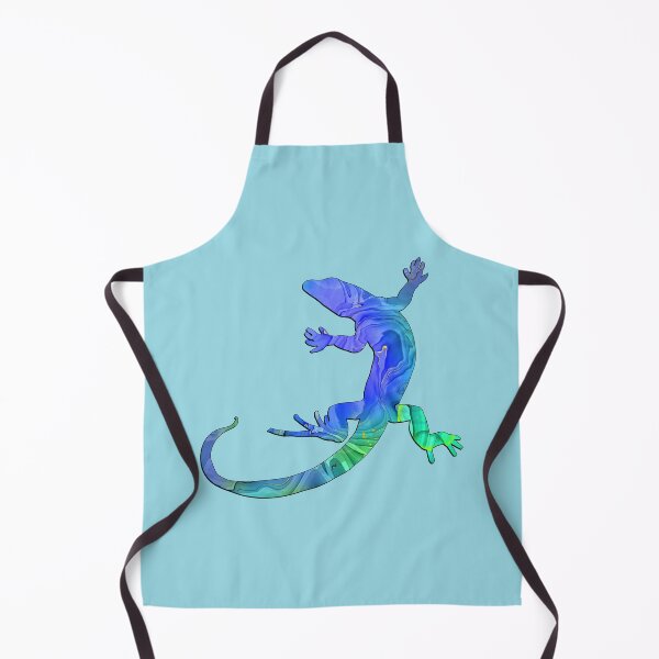 Item preview, Friendly Colorful Gecko in Blue designed and sold by LaRoach Digital Arts.