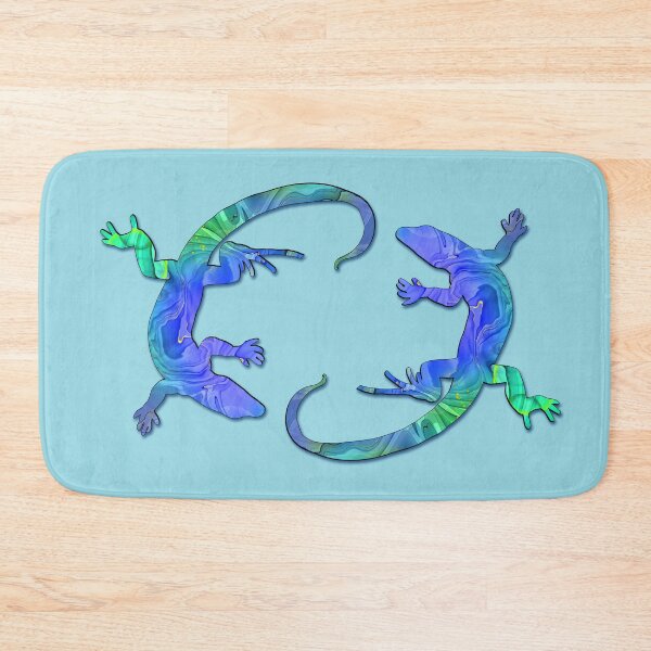 Item preview, Friendly Colorful Gecko in Blue designed and sold by LaRoach Digital Arts.