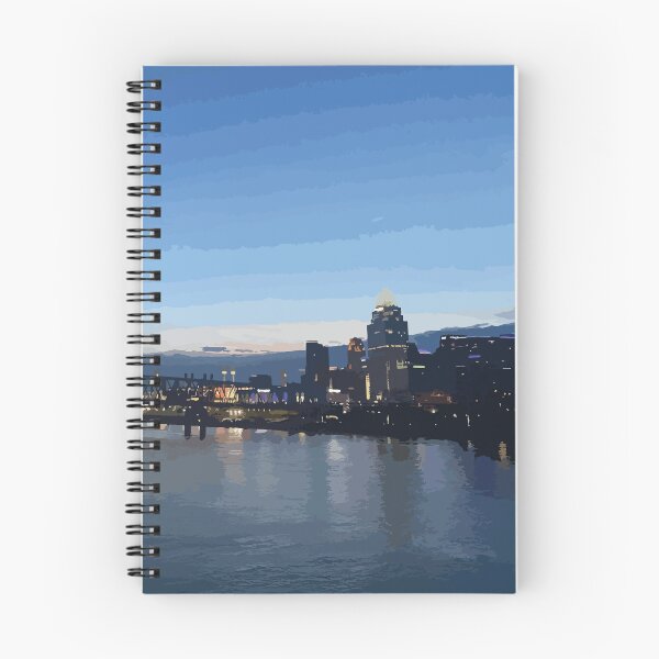 Aperçu de l'œuvre Skyline de Cincinnati créée et vendue par artbymj.