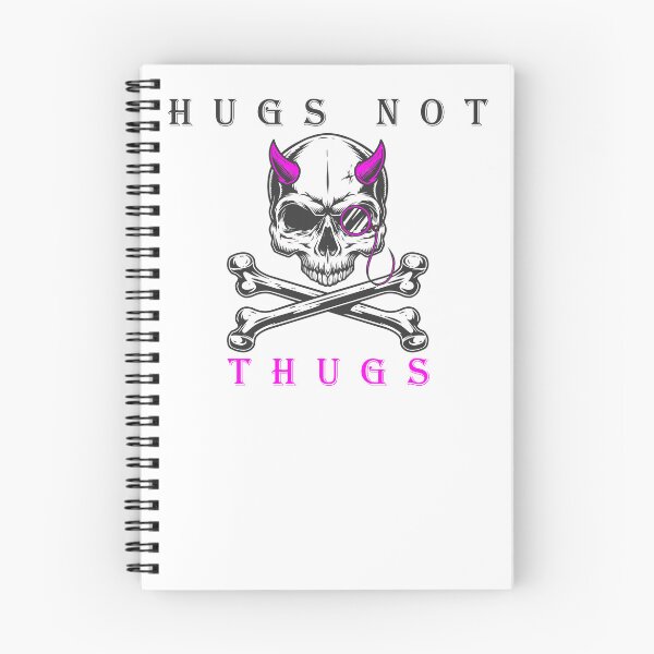 Item preview, hugs not thugs  designed and sold by STOREMUZAN.