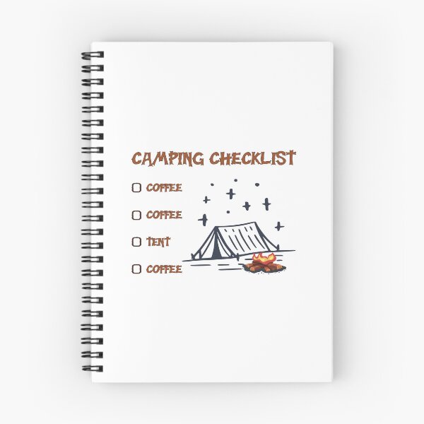 Item preview, Camping checklist For Coffee Lovers designed and sold by Add To Cart.