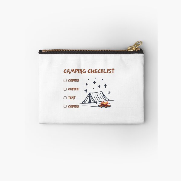 Item preview, Camping checklist For Coffee Lovers designed and sold by Add To Cart.