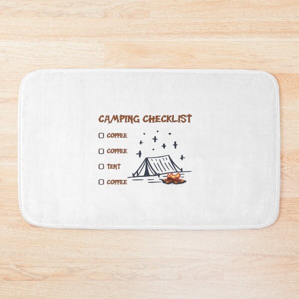 Item preview, Camping checklist For Coffee Lovers designed and sold by Add To Cart.