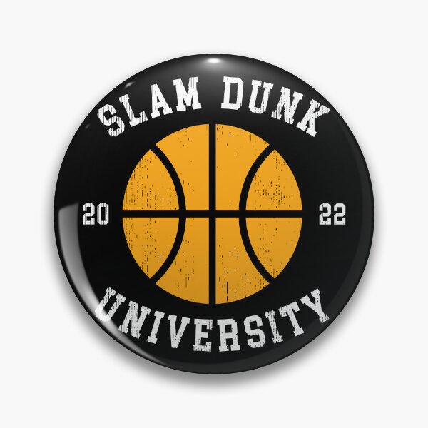 Item preview, Slam Dunk University | Basketball Badge Emblem designed and sold by Slam-Dunkan.