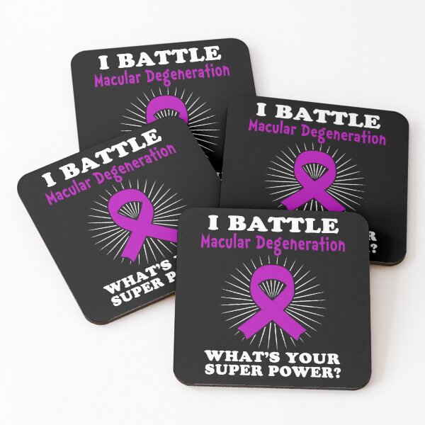 Item preview, I Battle Macular Degeneration Funny Macular Degeneration Warrior Gift designed and sold by rechardtee.
