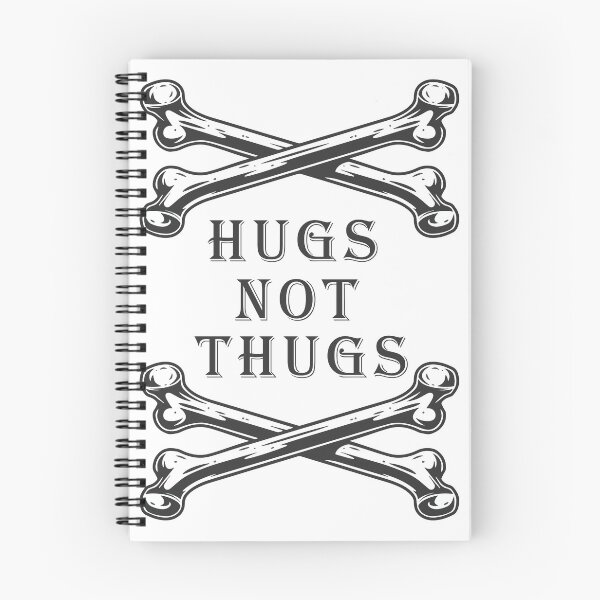 Item preview, hugs not thugs  designed and sold by STOREMUZAN.