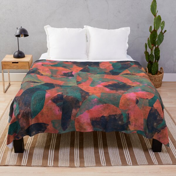 Item preview, Colorful Coral Leaves Fall from the Heavens Abstract designed and sold by ginaisarty.