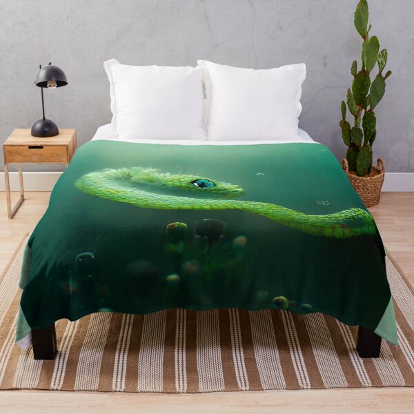 Item preview, Green Water Snake designed and sold by aiartbysig.