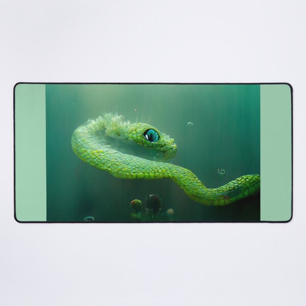Item preview, Green Water Snake designed and sold by aiartbysig.