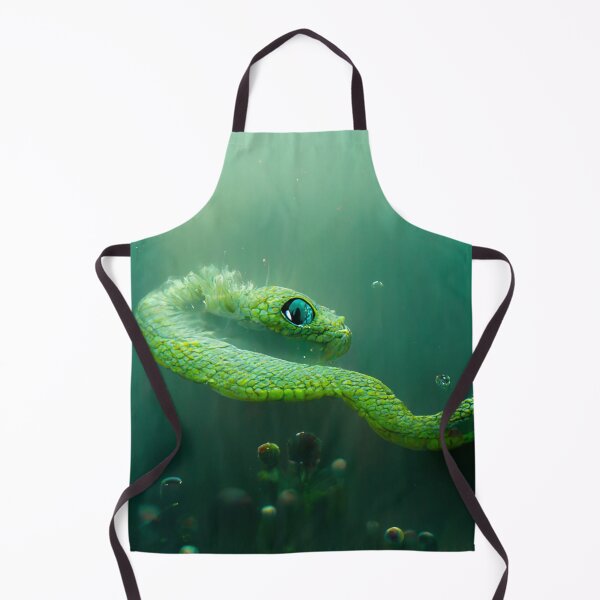Item preview, Green Water Snake designed and sold by aiartbysig.