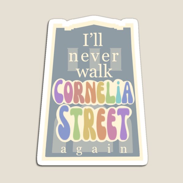 Item preview, T Swizzle Cornelia Street Building Lyric Inspired Print designed and sold by athenasartistry.