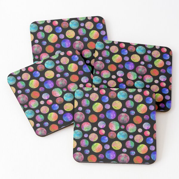 Item preview, polka dots multicolor trendy pattern designed and sold by cutecrazytshirt.