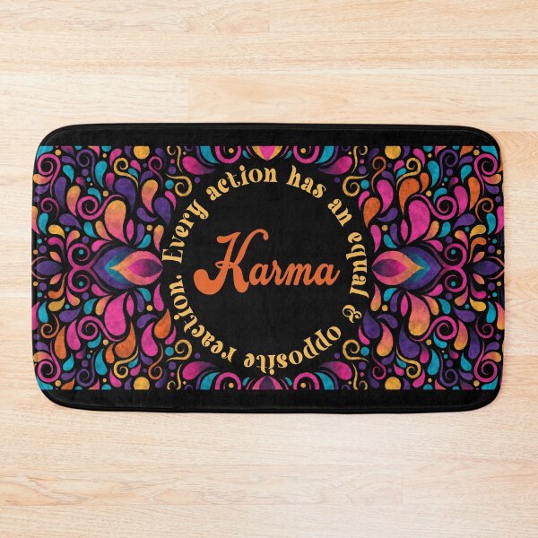 Item preview, Funny Retro Karma Design- Every action has an equal & opposite reaction~Karma designed and sold by jamie Omahen.