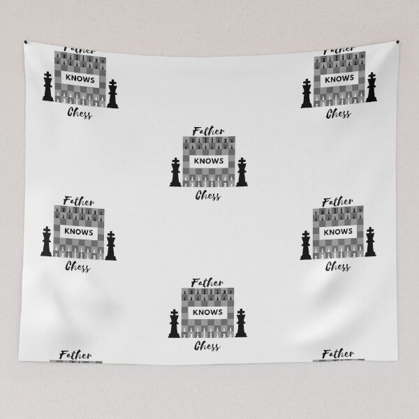 Item preview, Father Knows Chess designed and sold by SimplyMe-Plus.