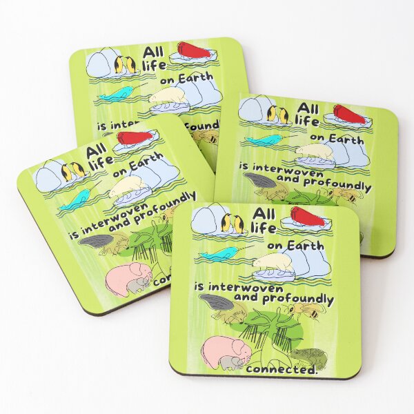 Item preview, All Life on Earth is Interwoven designed and sold by bmfabricdesigns.