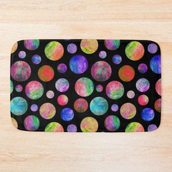 Item preview, polka dots multicolor trendy pattern designed and sold by cutecrazytshirt.