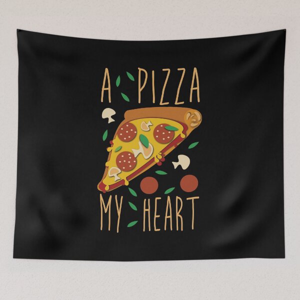 Item preview, A Pizza My Heart Funny Lyrics designed and sold by PunnyLyrics.