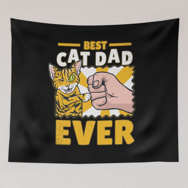 Item preview, Cool Mens Vintage Best Cat Daddy Funny Cat Lover Gift Cat Dad Fathers Gift Idea designed and sold by Countrysmart.