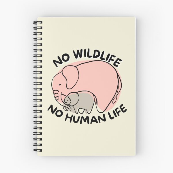 Item preview, No Elephant Wildlife, No Human Life designed and sold by bmfabricdesigns.