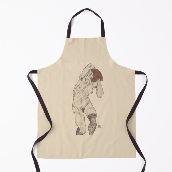Item preview, Egon Schiele Nude in Black Stockings (1917) Drawings designed and sold by TeeARTHY.