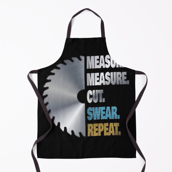Item preview, Funny Dad Measure Measure Cut Swear Repeat Handyman Father Day Novelty Graphic Gift Idea designed and sold by Countrysmart.