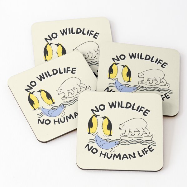 Item preview, No Polar Wildlife, No Human Life designed and sold by bmfabricdesigns.