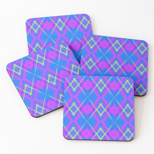 Item preview, Neon colors, a unique hand drawn geometric repeating pattern - WelshDesigns designed and sold by welshdesigns.