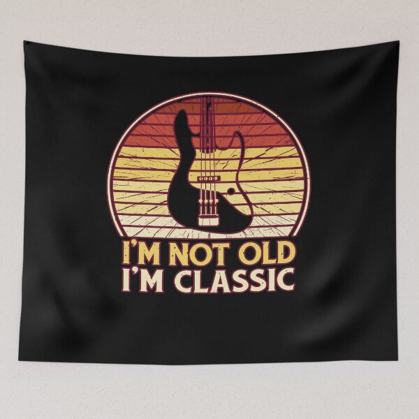 Item preview, Im Not Old Im Classic Funny Guitar Graphic Mens Womens Grunge Retro Design designed and sold by Countrysmart.