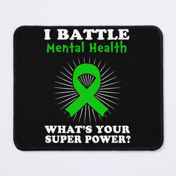 Item preview, I Battle Mental Health Funny Mental Health Warrior Gift designed and sold by rechardtee.