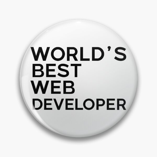 Item preview, World Best Web Developer designed and sold by LordArt.