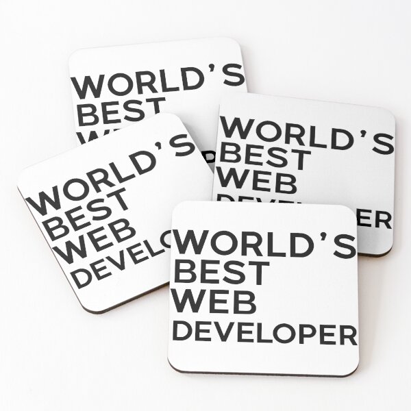 Item preview, World Best Web Developer designed and sold by LordArt.