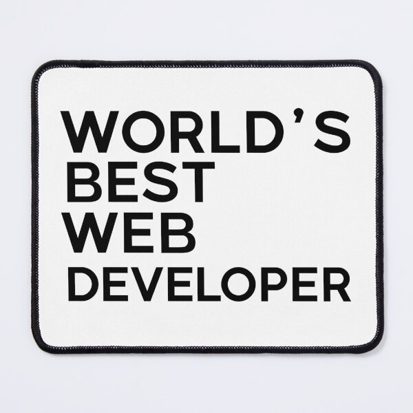 Item preview, World Best Web Developer designed and sold by LordArt.