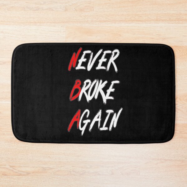 Item preview, Never Broke Again Hustle & Grind Motivational Hustle Pun Men Women Sarcastic Pun designed and sold by Countrysmart.