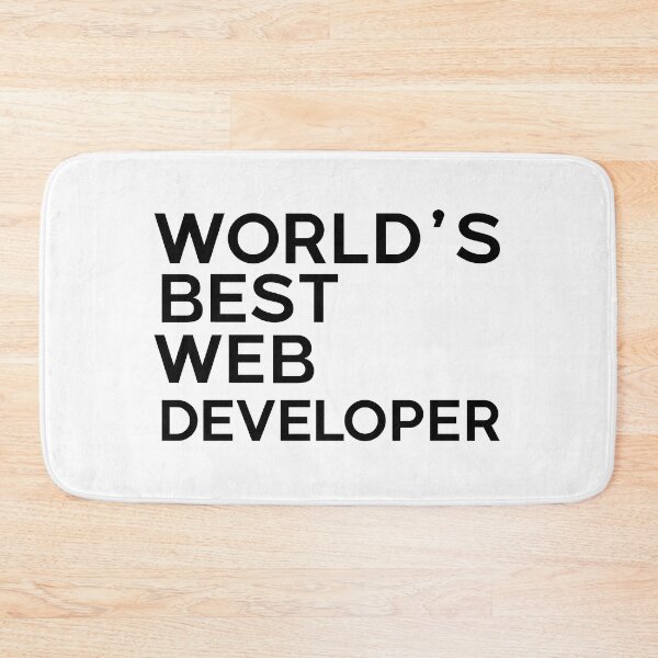 Item preview, World Best Web Developer designed and sold by LordArt.