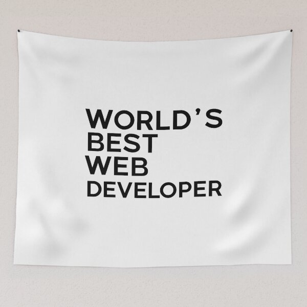 Item preview, World Best Web Developer designed and sold by LordArt.