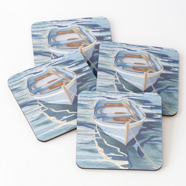 Item preview, Watercolor Rowboat designed and sold by Clay Jackson.