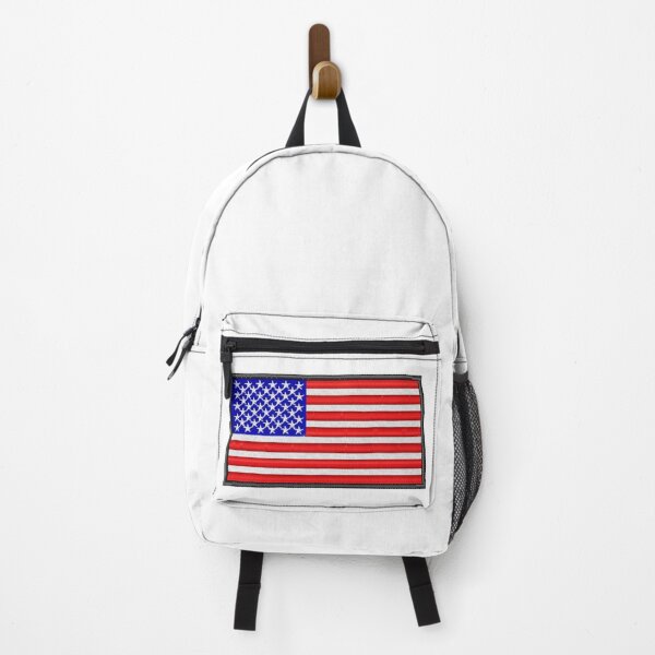 Item preview, Embroidery American Flag Sticker designed and sold by Vintage Letter Stickers.