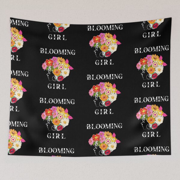 Item preview, Curly hair Sayings Blooming Girl designed and sold by Add To Cart.