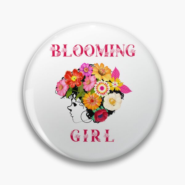 Item preview, Curly hair Sayings Blooming Girl designed and sold by Add To Cart.