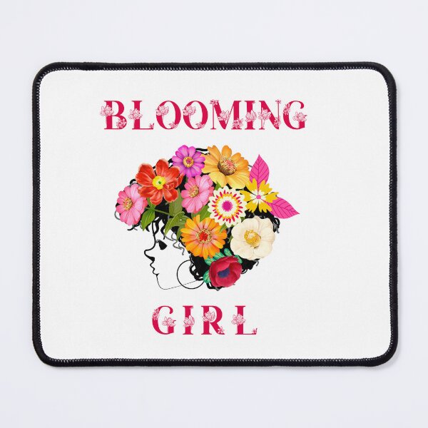Item preview, Curly hair Sayings Blooming Girl designed and sold by Add To Cart.