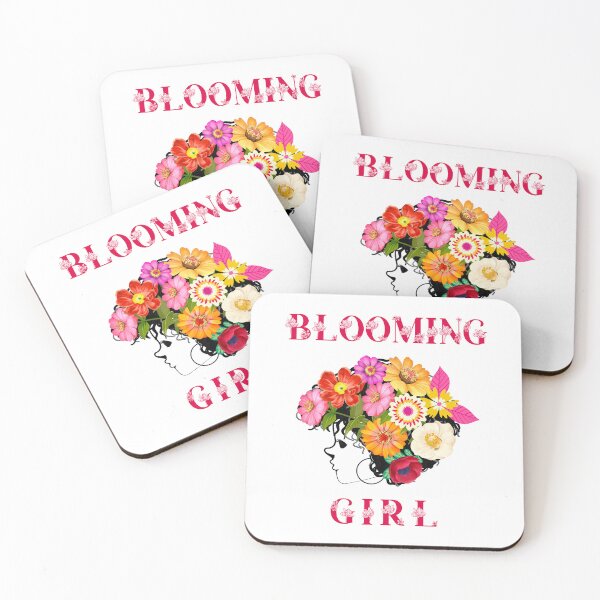 Item preview, Curly hair Sayings Blooming Girl designed and sold by Add To Cart.