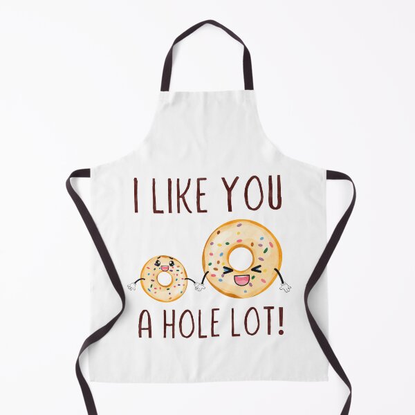 Item preview, I lIke You A Whole Lot Donuts Funny Pun designed and sold by PunnyLyrics.