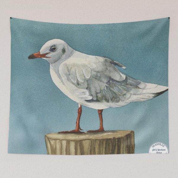 Item preview, Seagull waiting for lunch.  designed and sold by Clay Jackson.