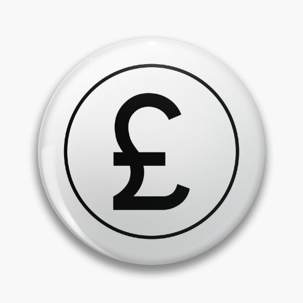 Item preview, British pound sterling GBP currency symbol icon designed and sold by Inspirationmotivation.