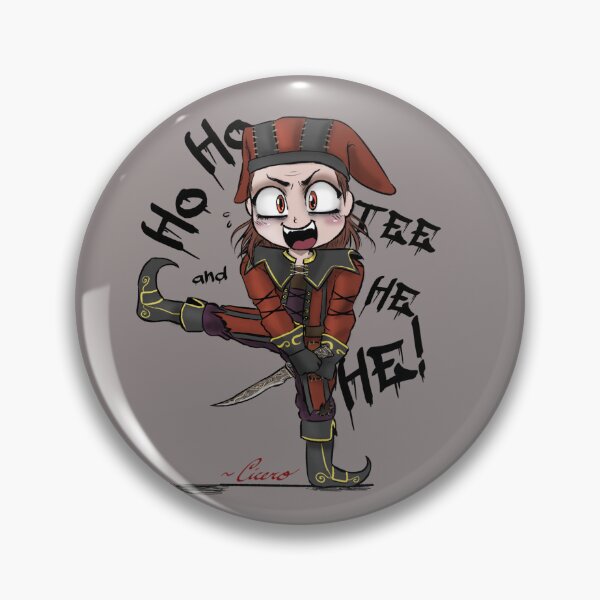 Item preview, Crazy Dancing Jester chibi (Shirts, Pin Buttons) designed and sold by ValtirDesigns.